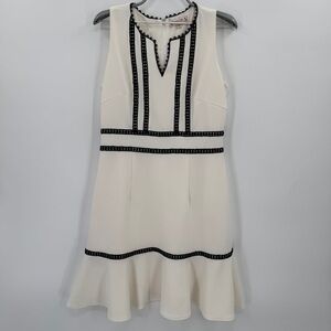 NANETTE Nanette Lepore White Fit and Flare Dress size 8